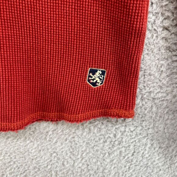 Nat Nast Shirt Mens Long Sleeve Waffle Knit Thermal Pullover Chili Pepper XL - Picture 3 of 11